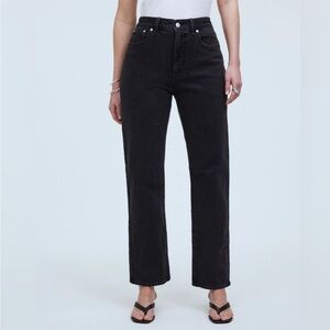 Madewell Curvy Straight Jean in Belmere Wash